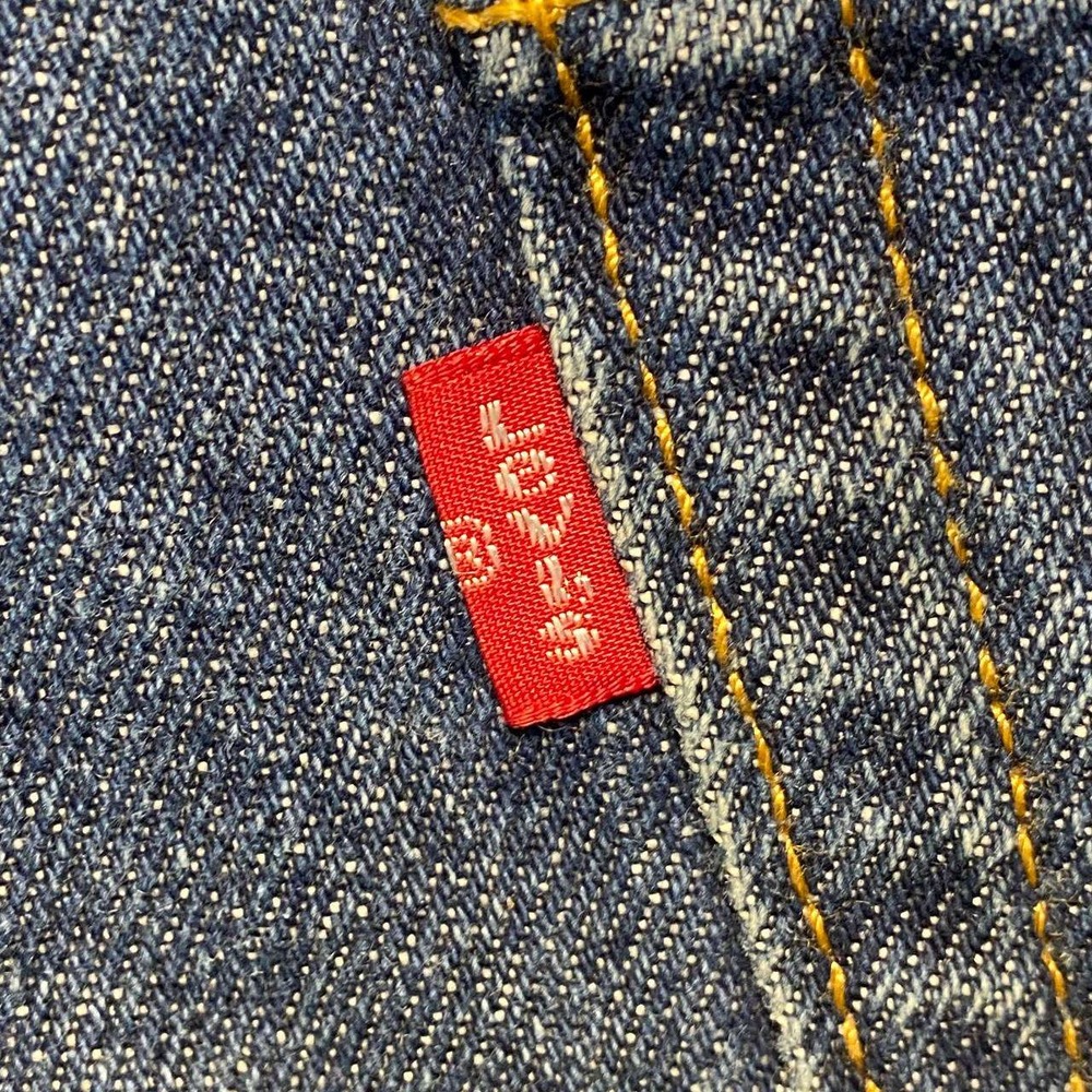 Levis 517 Bootcut Jeans Mens 36x30 Blue Medium Dark Wash Denim Rugged Workwear - Picture 7 of 15